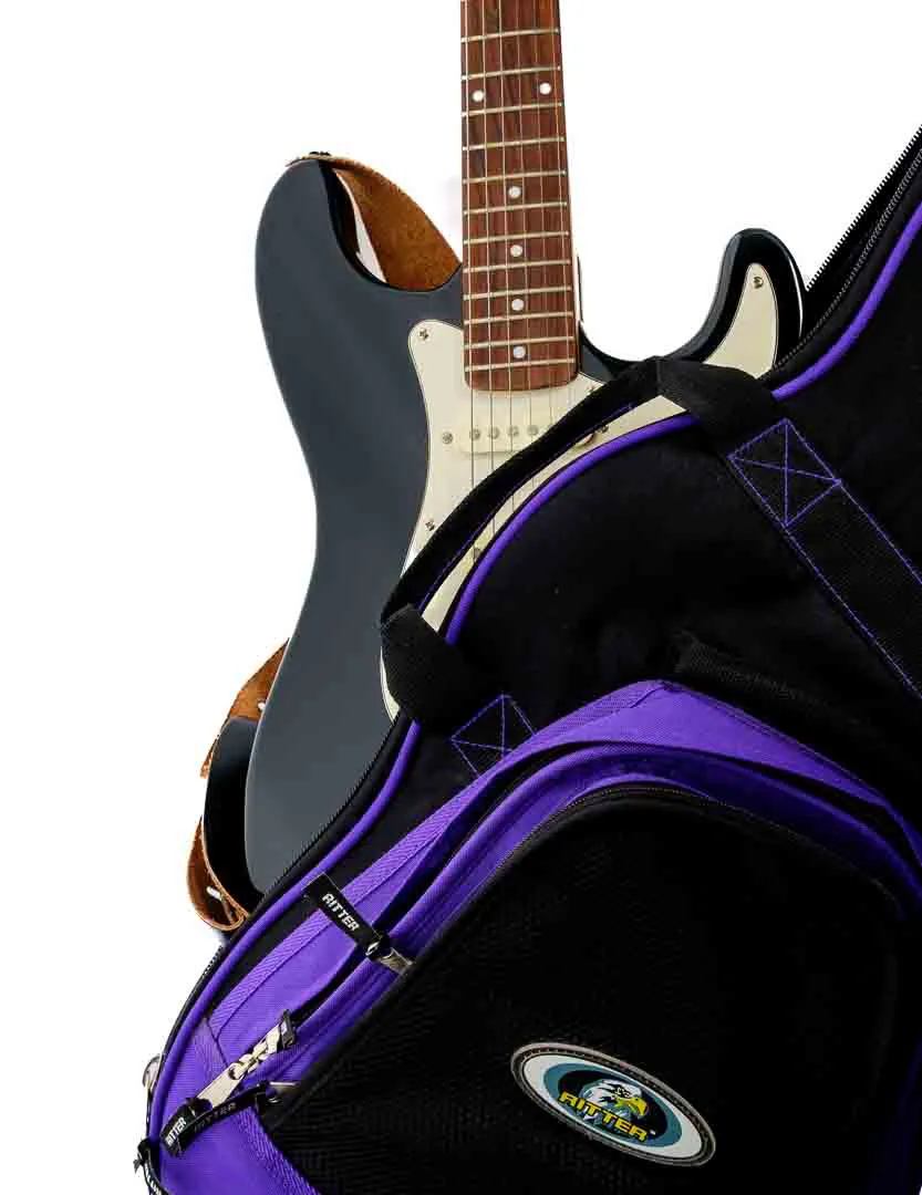 Golden Ton E‑Gitarre Strat‑Style mit Ritter Gigbag – Bild 2