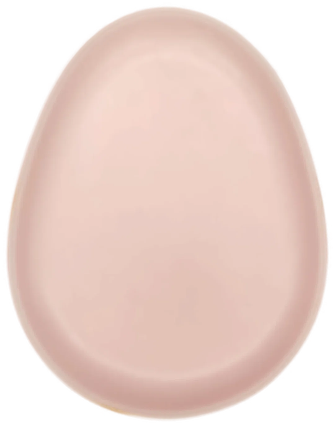 Oster Dessertteller pastellrosa mit Goldrand – Bild 2