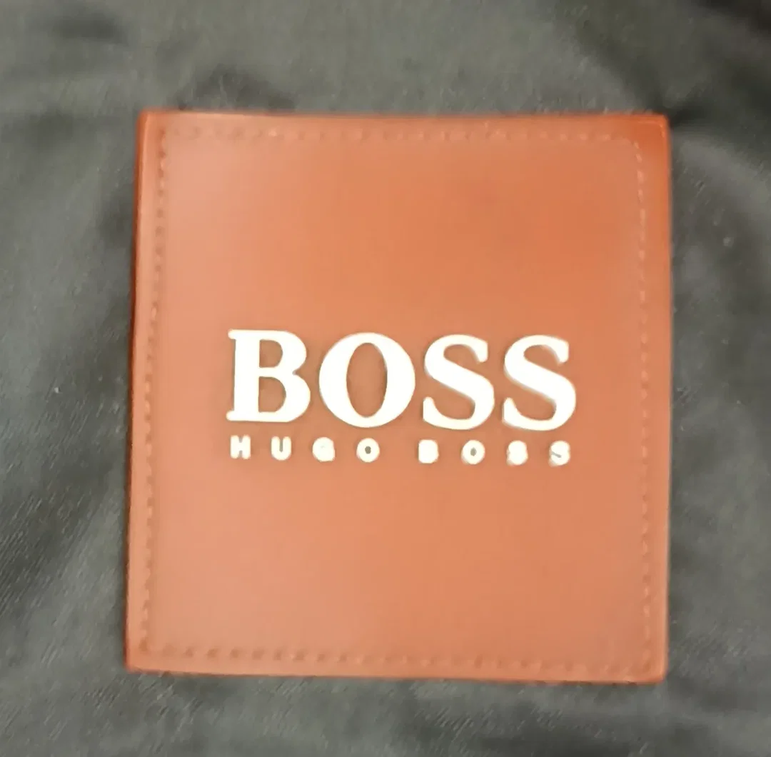 Hugo Boss Herrenlederjacke schwarz Gr. 50 – Bild 3