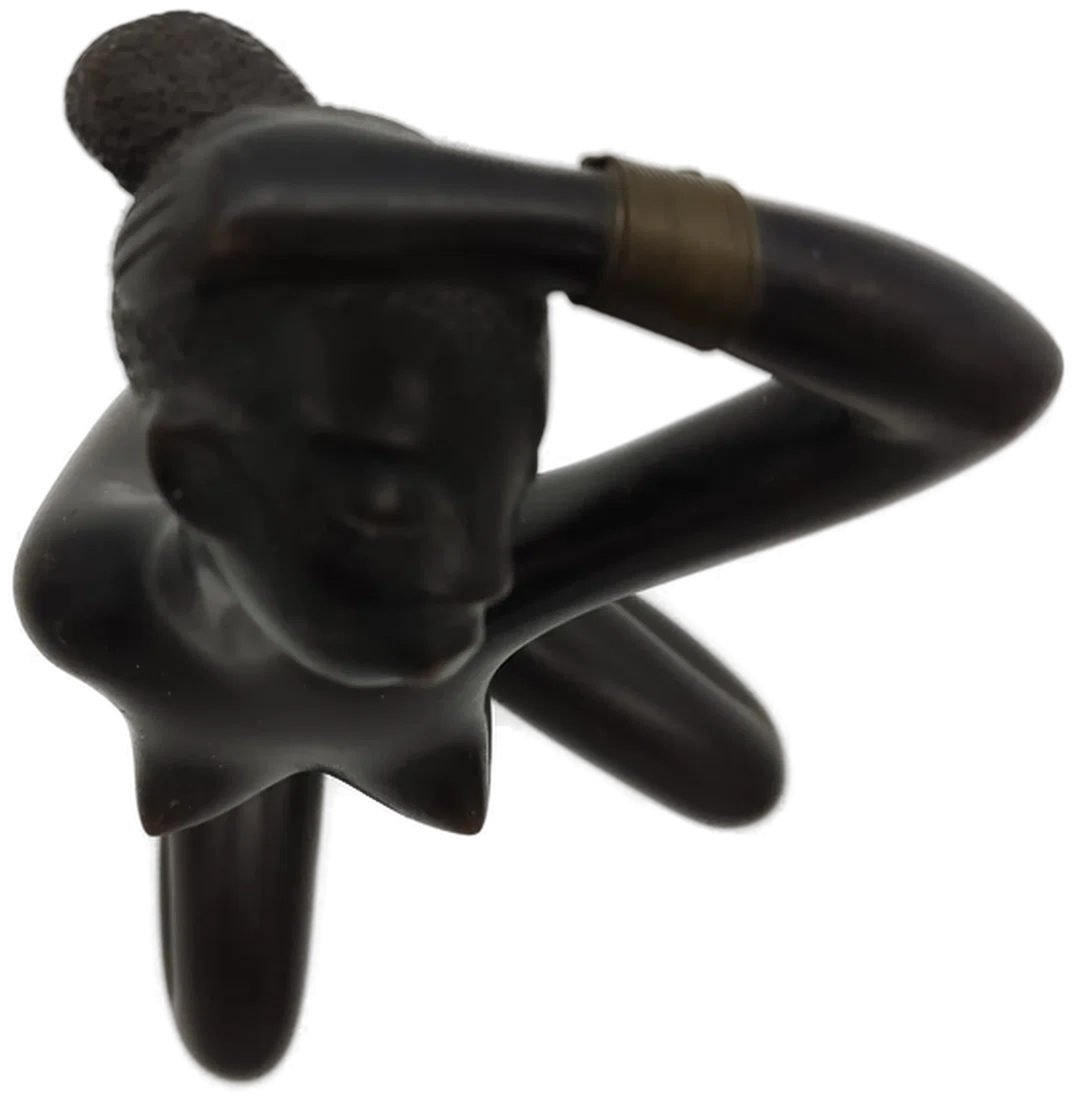 Anzengruber Leopold Kunst-Skulptur African Woman 1950s Austria  – Bild 8