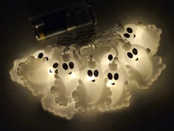 LED-Dekolichterketten für Halloween Set #4 (Geister, Fledermäuse, Kürbisse und Spinnen) – Vorschau 8