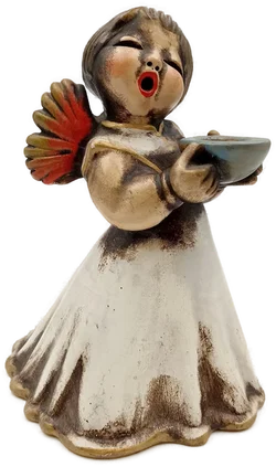 Thun Keramik - Kerzenhalter „Bozner Engel“ (Höhe 20 cm)