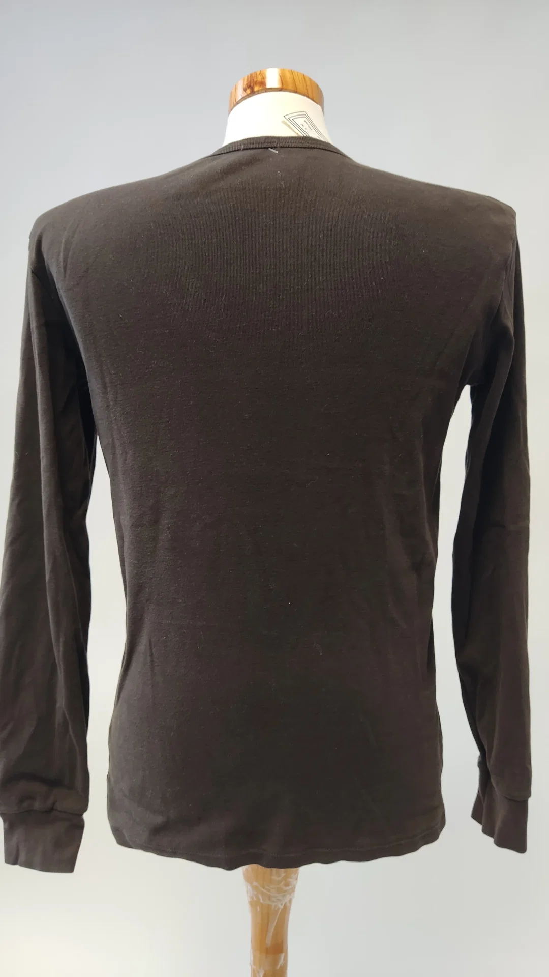 United Colors of Benetton, T-Shirt Longsleeve, braun - Gr. M – Bild 3