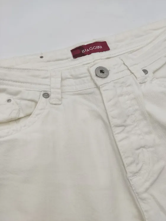 Biaggini Damen Jeans, weiß - M / 38 – Bild 4