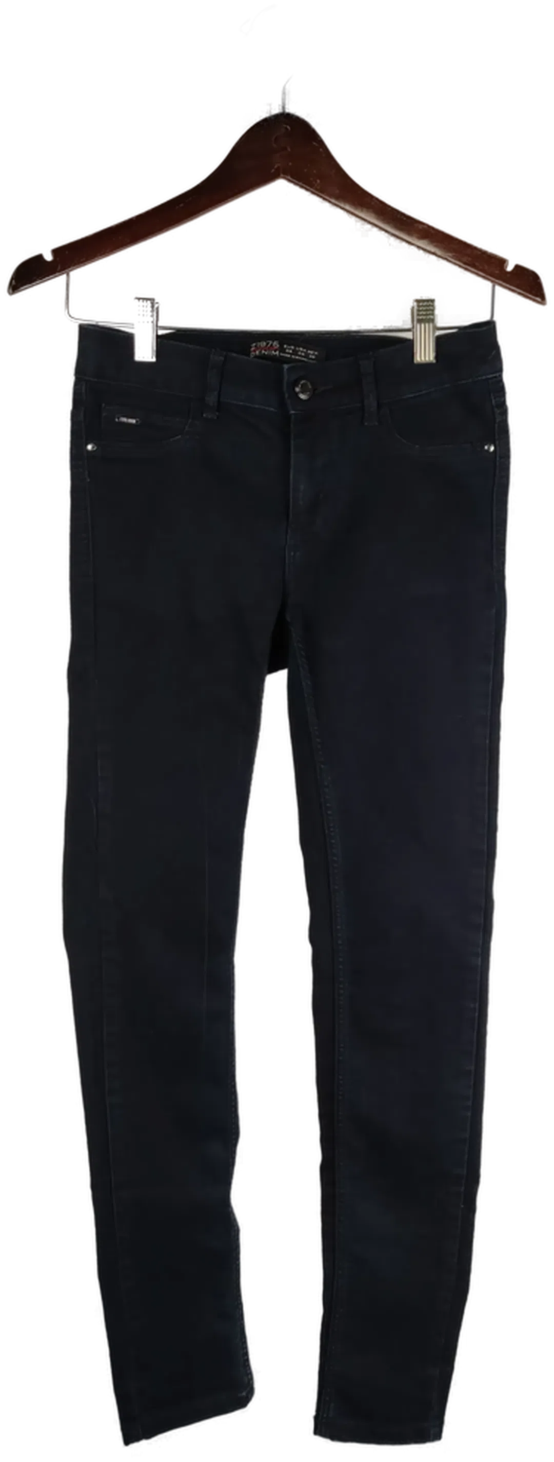 Zara/Z1975 Damen-Jeans dunkelblau - S/36 - Bild 4
