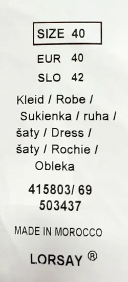 Orsay Midikleid schwarz Gr. 40 - Bild 4