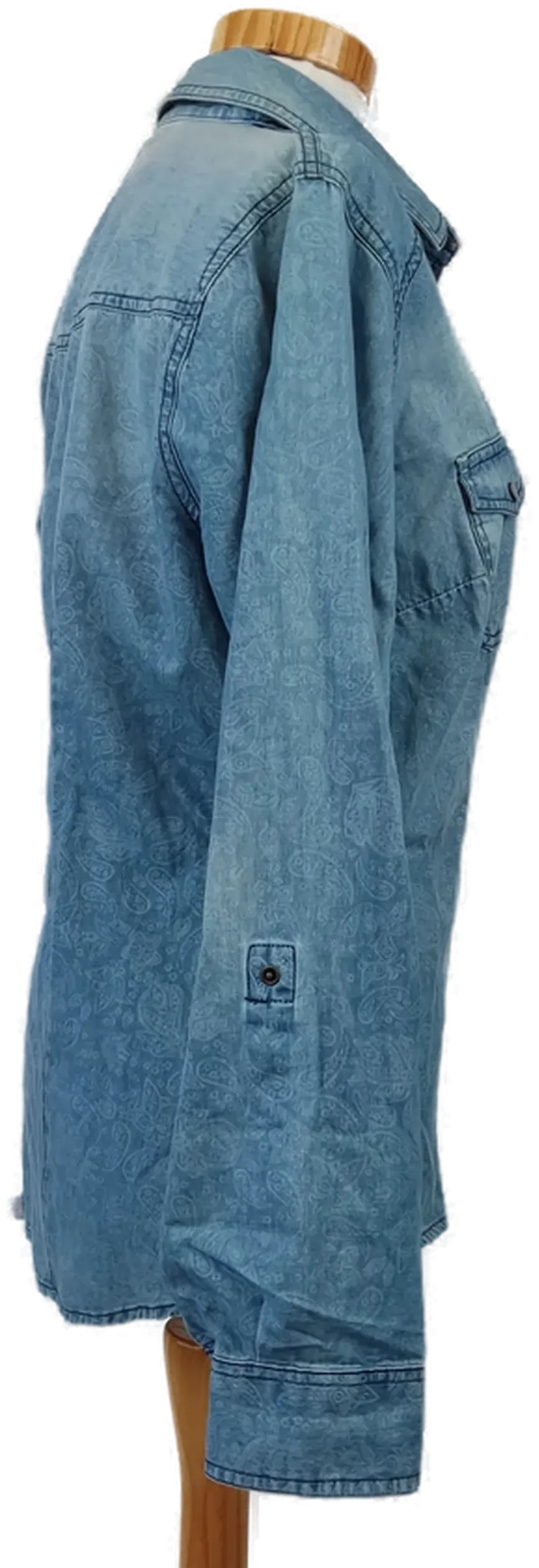  Yessica C&A Jeansbluse Damen, blau - Gr. 44 – Bild 2
