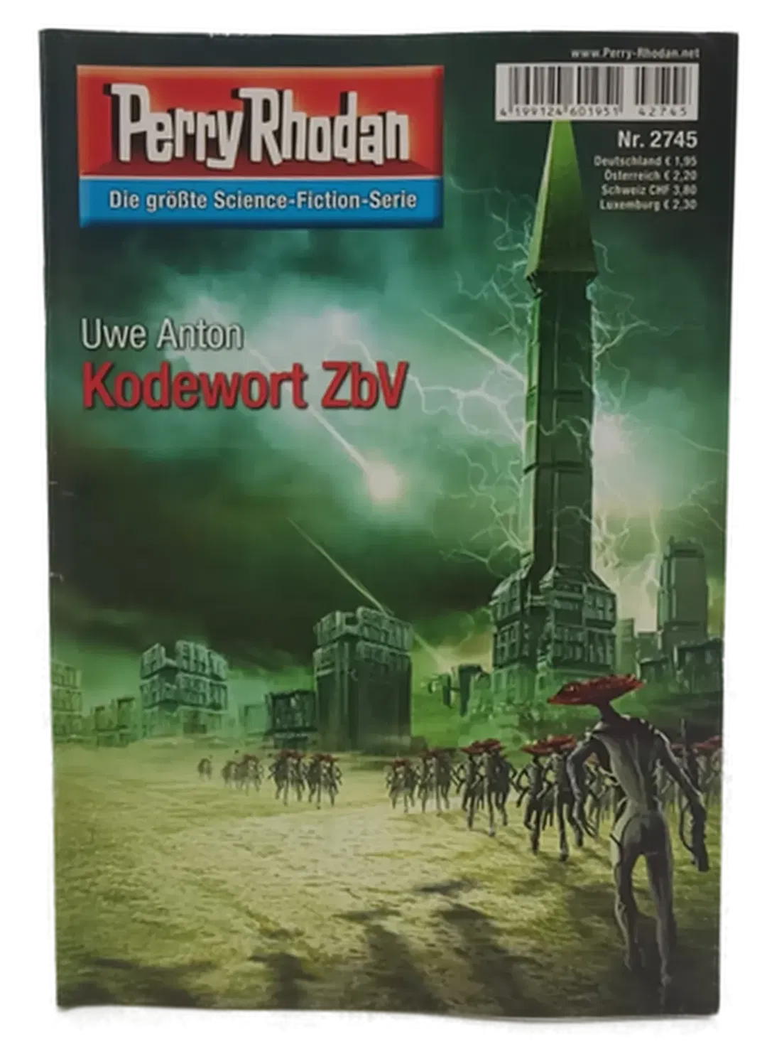  Romanheft Perry Rhodan Kodewort ZbV Erstauflage Nr. 2745 - Bild 1
