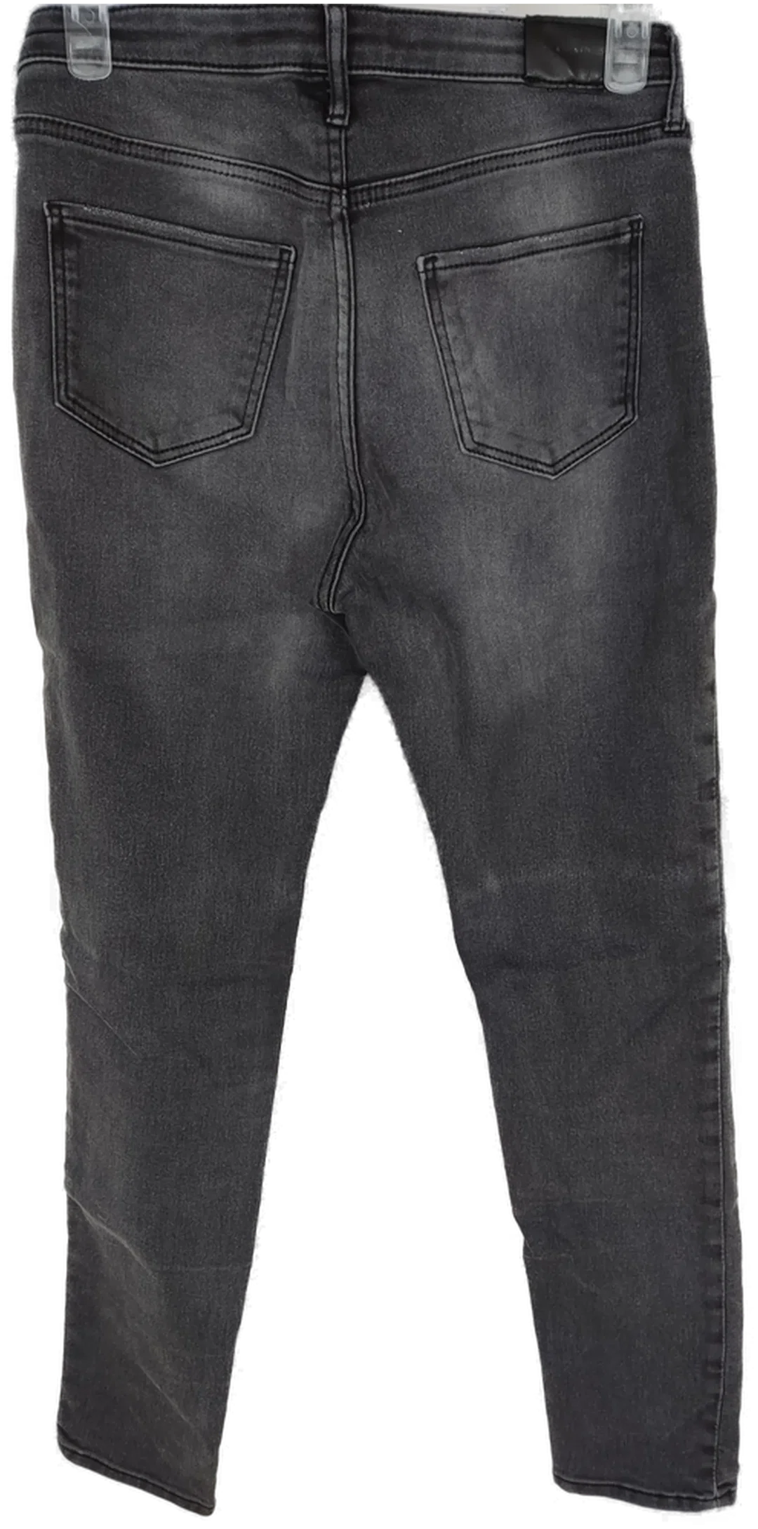 Jeans "Super Stretch" lang mit Stretch, dunkelgrau mit Taschen, Größe 164 – Bild 2