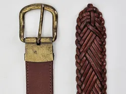 Damen Leder Flechtgürtel - Länge ca. 120 cm - Bild 2