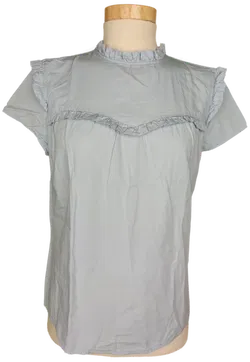 Only Damen Kurzarm Bluse hellblau - S/36 - Bild 1