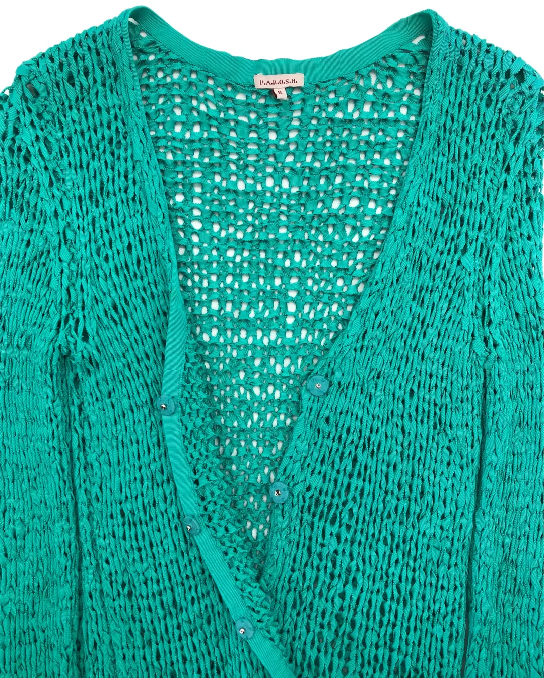 P.A.R.O.S.H. Damen Cardigan, türkis - Gr. S  – Bild 4