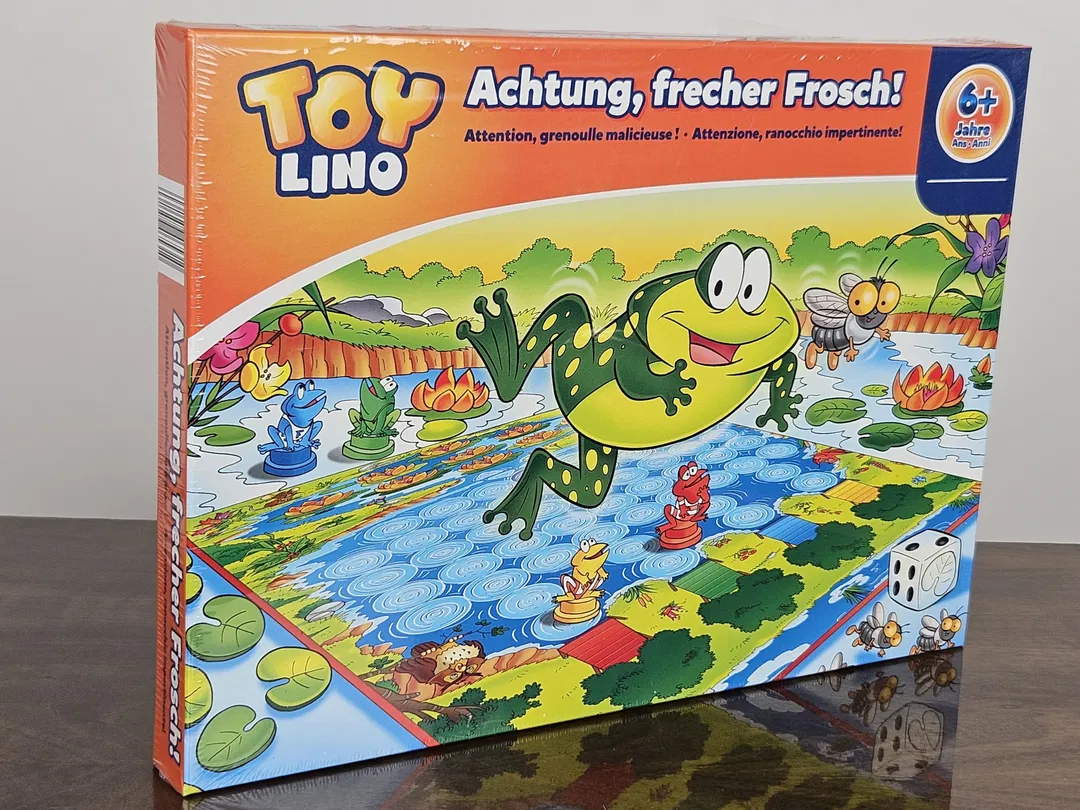 Achtung, frecher Frosch! - Kinder-Familienspiel - TOYLINO - Bild 4