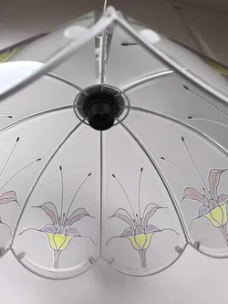 helle Deckenleuchte mit Glas, romantisch - Bild 3