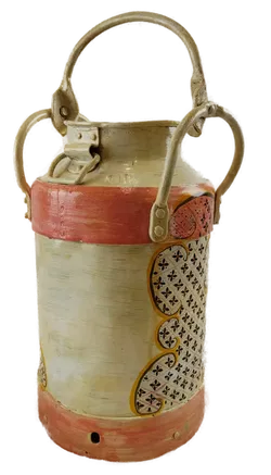 Milchkanne handbemalt - Bild 2