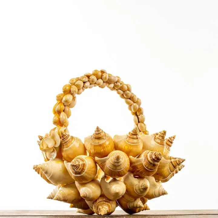 Muschelkorb Korb mit Tragegriff - Bild 1