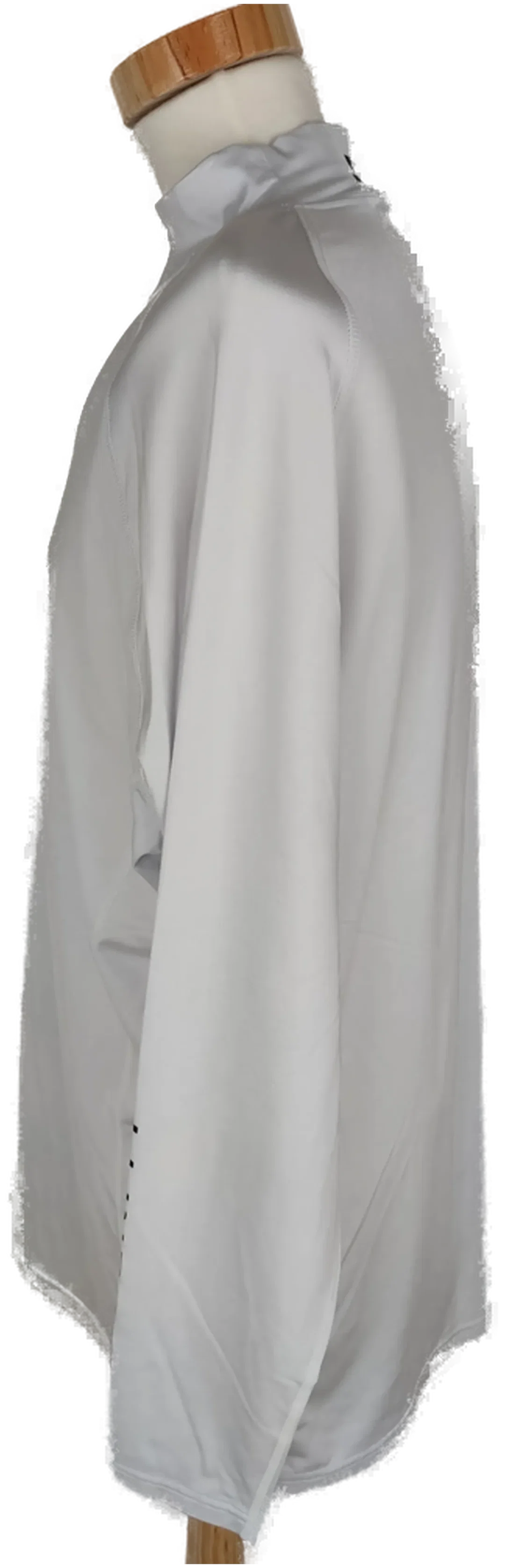 Shirt "J. Lindeberg", langarm mit Stehkragen, weiß mit Schriftzug, Größe XL – Bild 2