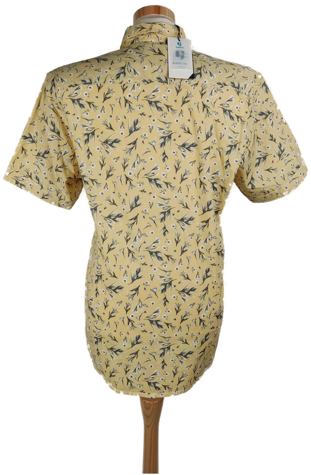 Garcia Herren Hemd gelb geblümt - XL – Bild 2