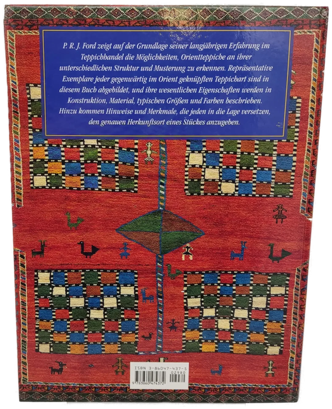 Buch "Der Orientteppich und seine Muster" von P. R. J. Ford 1997 – Bild 2