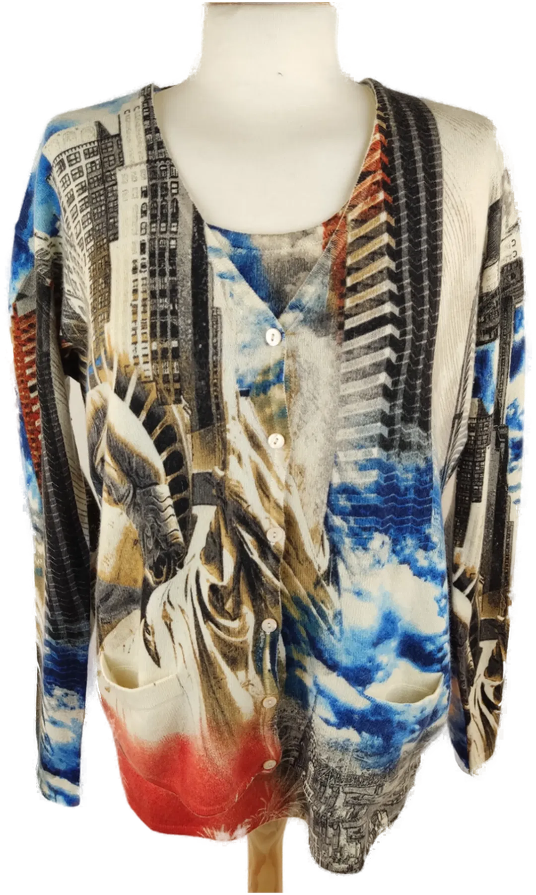 FLAMM Shirt & Weste im New York-Design - XXL/44 - Bild 1