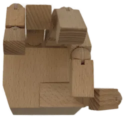 Holzhand, Zubehörhalter Höhe ca 35cm - Bild 5