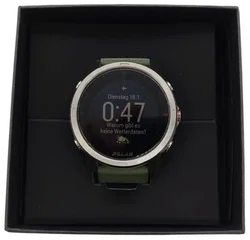 Polar Grit X Smartwatch Outdoor Multisport GPS Größe: M-L  grün/silber - Bild 2