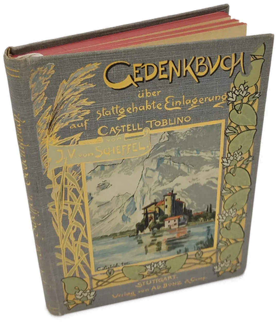 Gedenkbuch über stattgehabte Einlagerung auf Castell Toblino im Tridentinischen, Juli und August 1855 antiquarisch – Bild 2