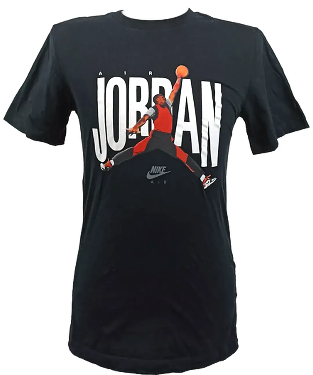 Nike Herren Jordan T-Shirt schwarz mit Macro Jordan Print Gr. S - Bild 1