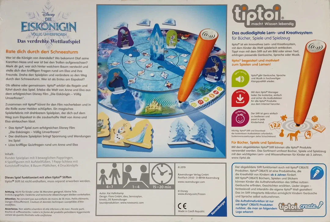 tiptoi® Disney Die Eiskönigin - Lernspiel - Ravensburger  – Bild 2