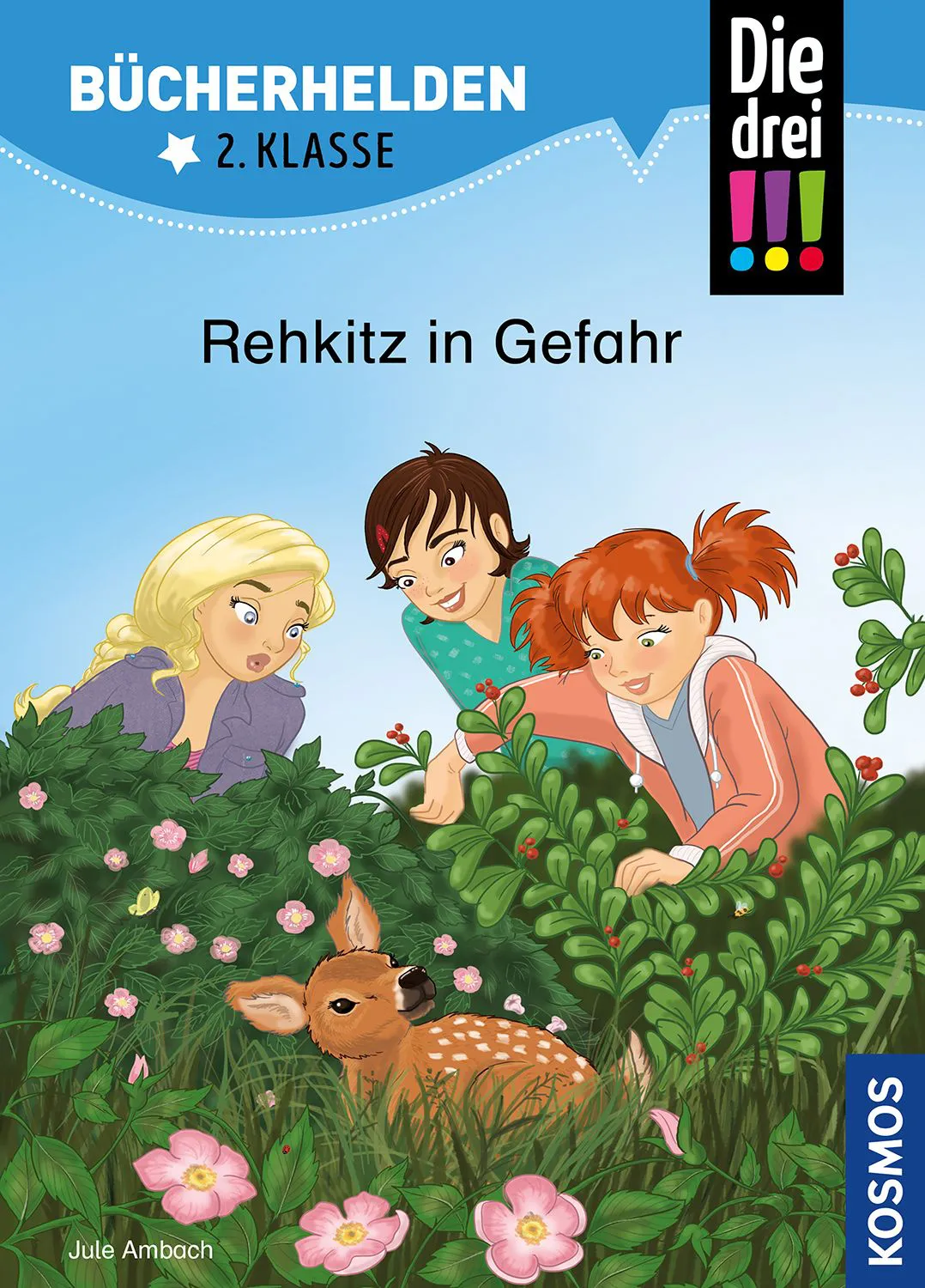 Die drei !!!, Bücherhelden 2. Klasse, Rehkitz in Gefahr - Jule Ambach – Bild 1
