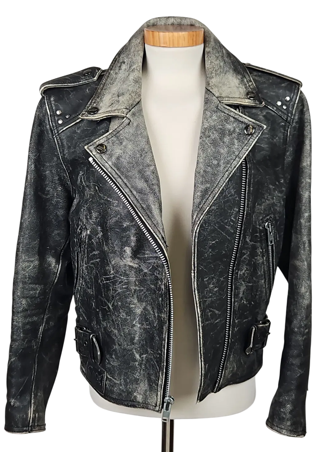 MQP Damen Lederjacke, schwarz - Gr. L - Bild 4