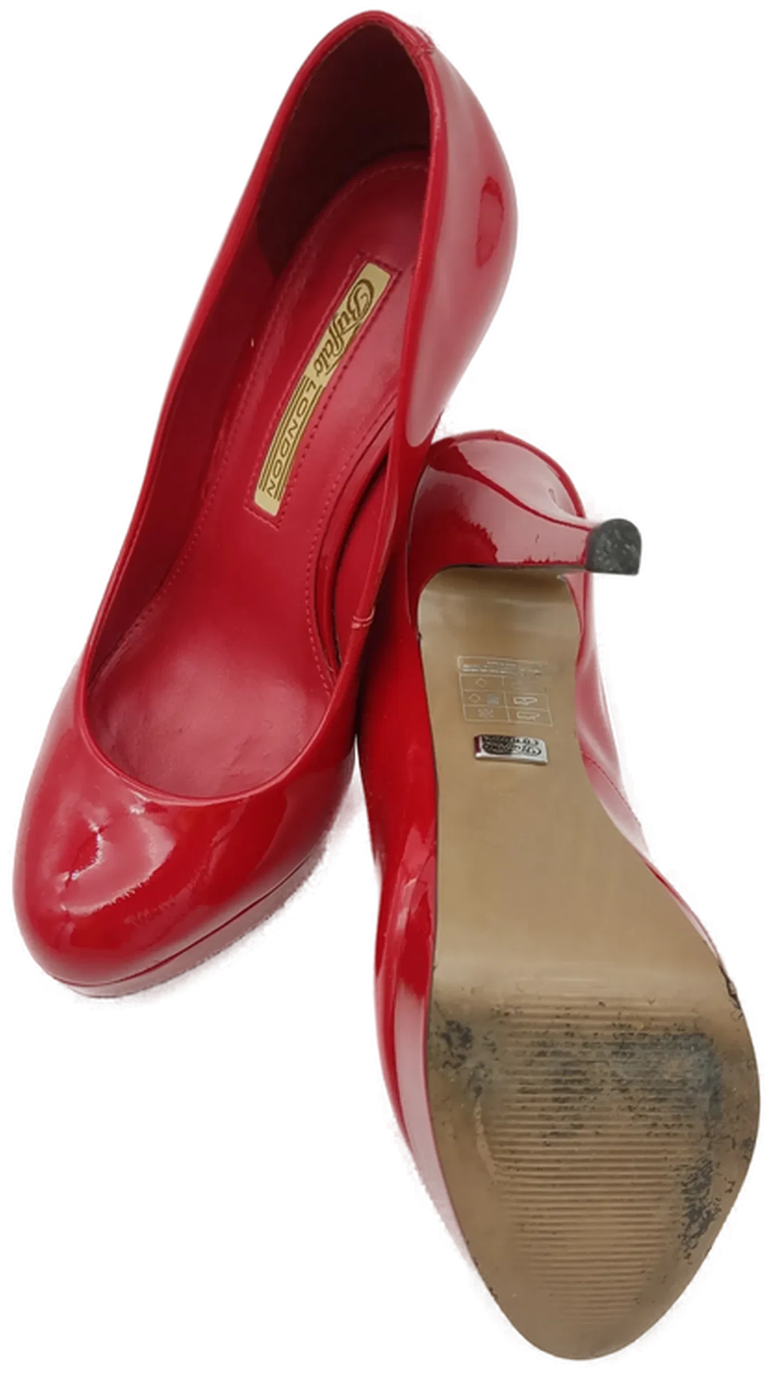 Buffalo Damen High Heels Leder Pumps Patent soft rot - Gr. 38 – Bild 3