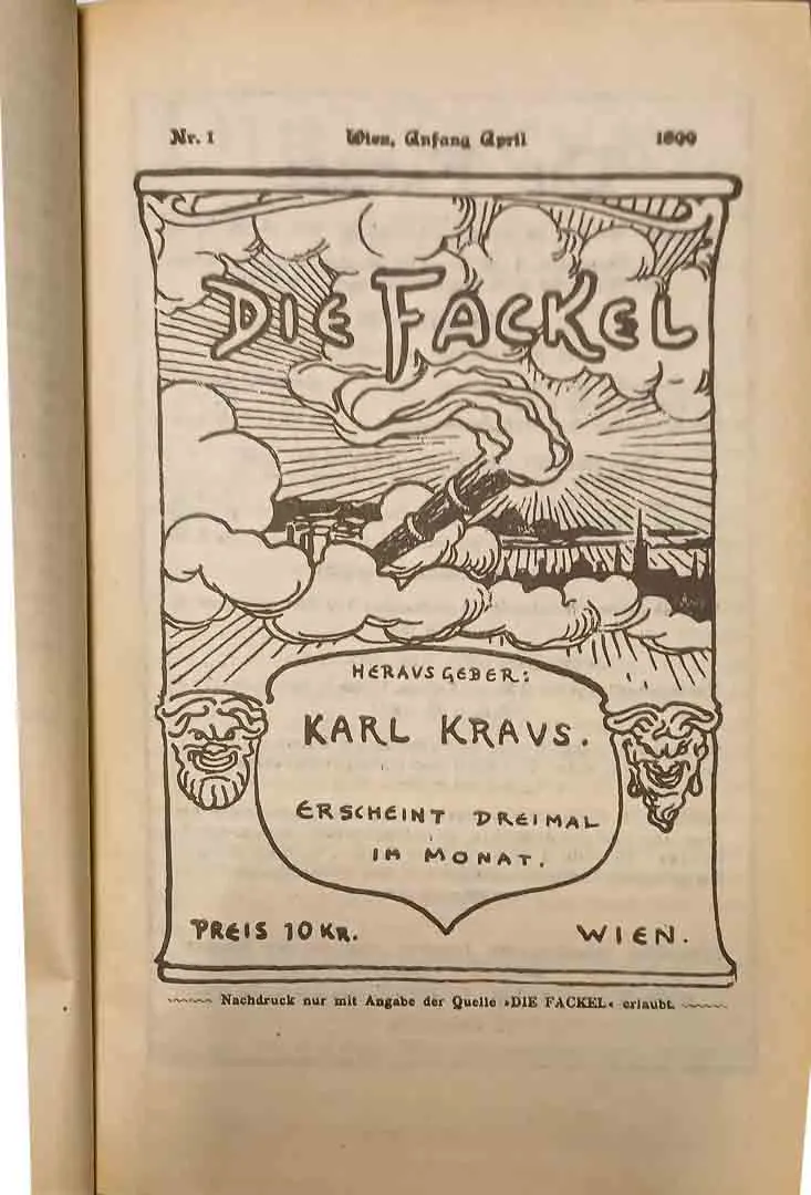 Buch Gesamtwerk Zeitgeschichte, Karl Kraus: die komplette Sammlung der legendären Zeitschrift "Die Fackel" – Bild 6