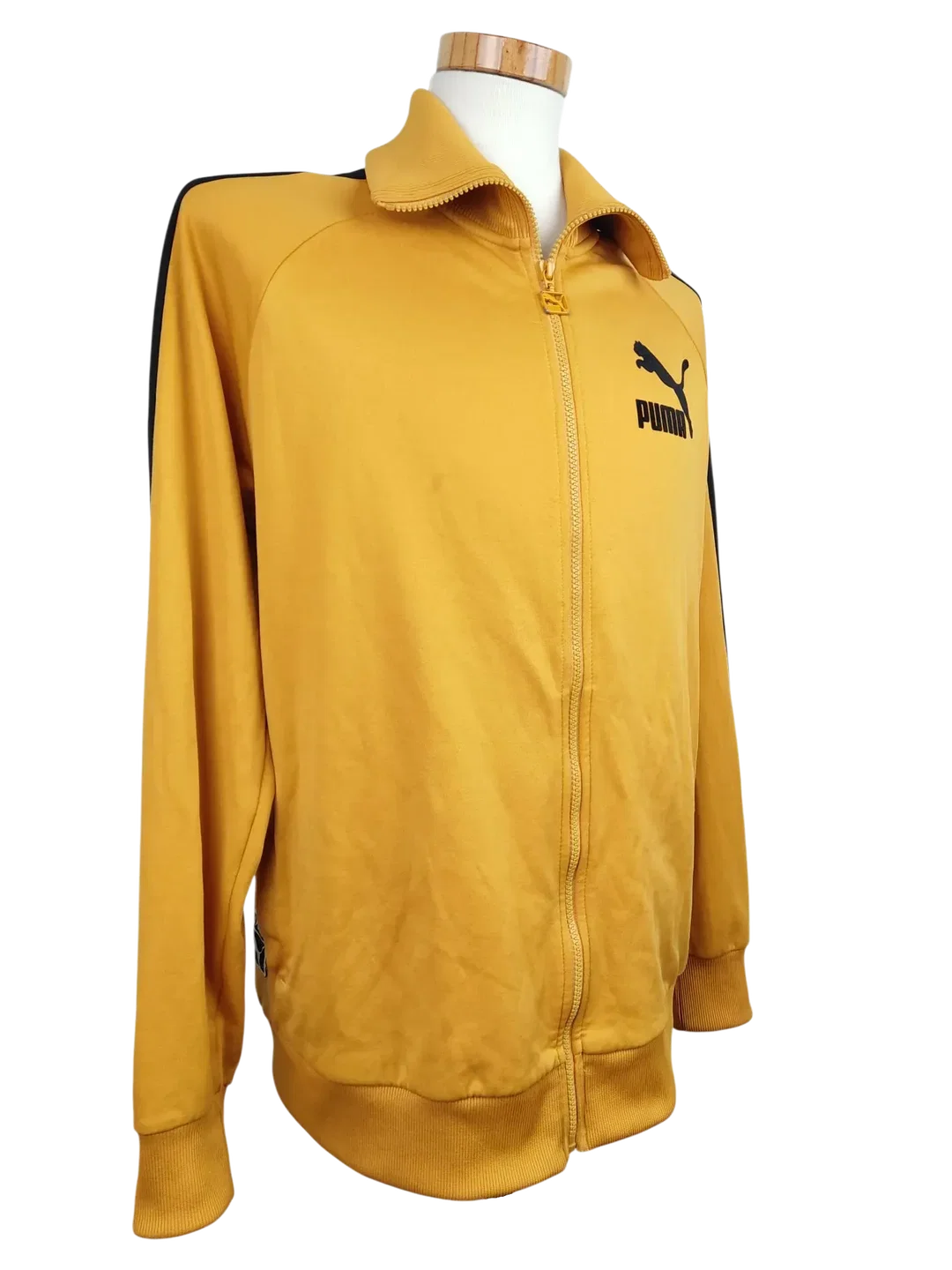 Puma Herren Trainingsjacke, gelb - Gr. L  – Bild 3