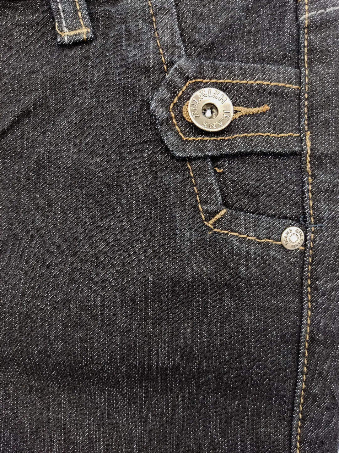 Bulkish Damen Jeans, schwarz - M / 38 (40), W30/L34 – Bild 4