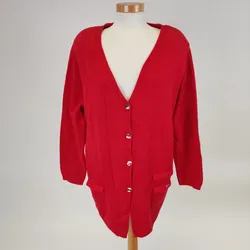 Kobleder Damenstrickjacke - Gr.48 - Bild 1