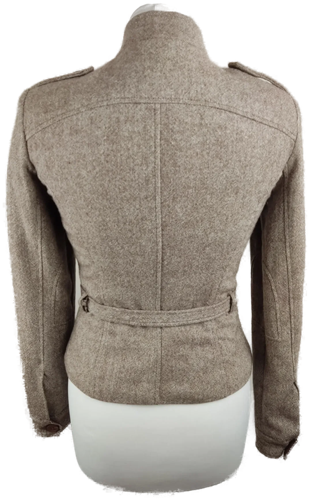 Vero Moda Wolljacke für Damen in Taupe, Größe 36 | Vintage-Charme – Bild 3