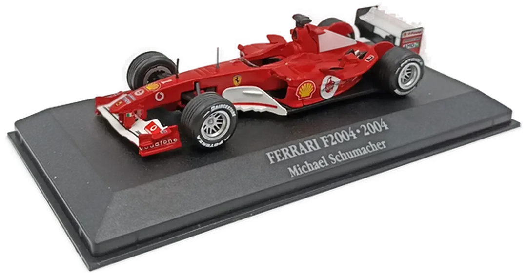 Editions Atlas Ferrari F1 Collections: Modellauto Ferrari F2004 - 2004, Maßstab 1:43 - Bild 1