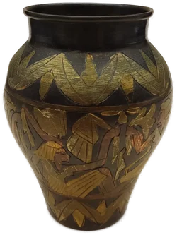 Vintage Ägyptische Vase mit Pharaonen-Relief – Vorschau 2