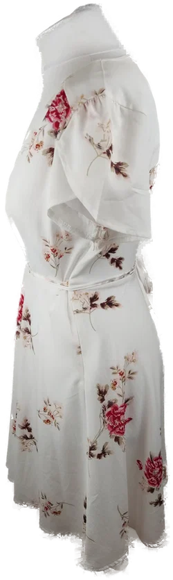 Geblümtes Midikleid von Shein, Weiß, L/40 | Frühlingszauber – Vorschau 2