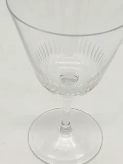 Mid-Century Weingläser geschliffen - 4 Stück - Bild 3