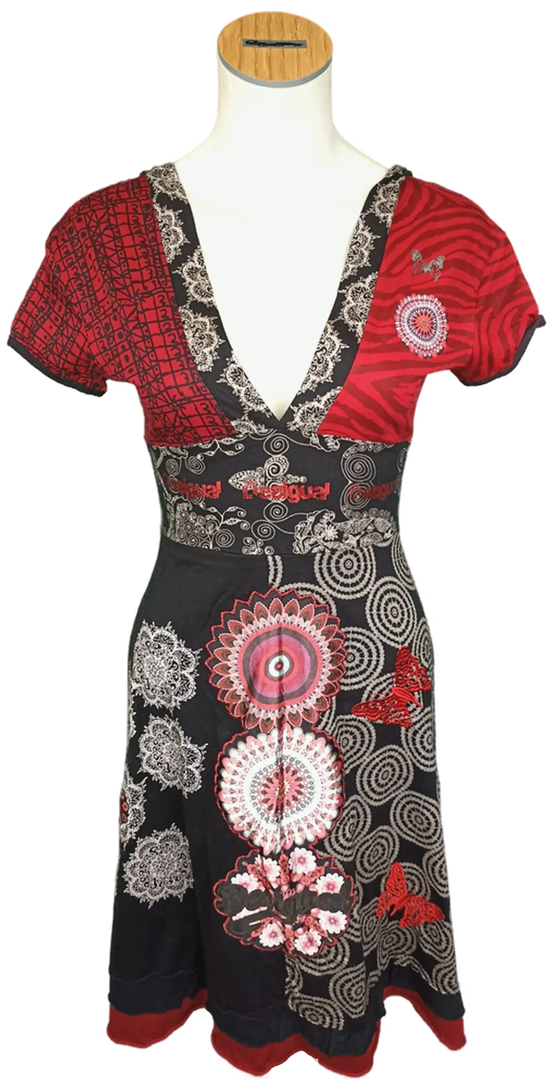 Desigual Damenkleid gemustert Gr. M – Bild 1