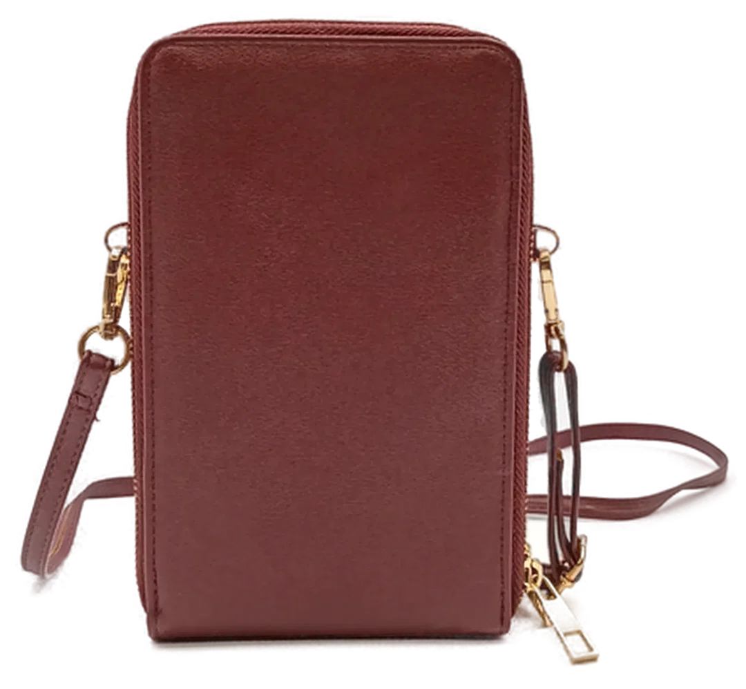 Bijou Brigitte Handy Umhängetasche bordeaux – Bild 3