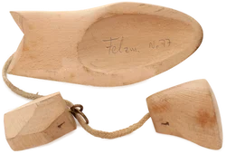 Antiker Holz-Schuhleisten – Maßschuh-Anfertigung – Dekoration Vintage - Bild 2
