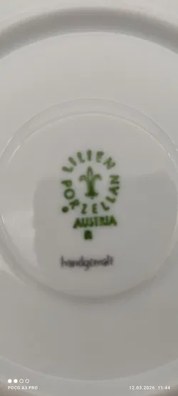 Lilien Porzellan Mocca-Untersetzer 6er | Sammlerstück - Bild 9