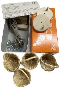 KRAUL Körbchenseilbahn Set inkl. 2 Extra Körbchen - NEU - Bild 1