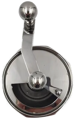 Kaffeemühle manuell Edelstahl poliert - Bild 3