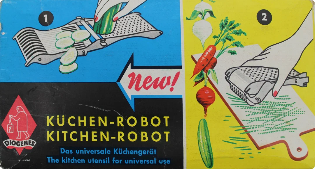 Vintage Küchen-Robot Diogenes Solingen – Universales Küchengerät, original Verpackung – Bild 4