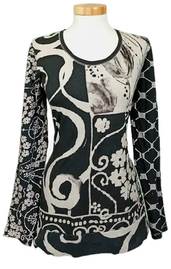 Desigual Damen Oberteil gemustert Gr. XL - Bild 1