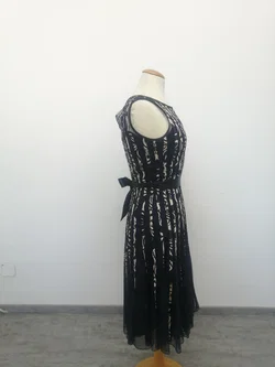 Gestreiftes Minikleid Mariposa Tüll | Frühlingsleicht - Bild 2